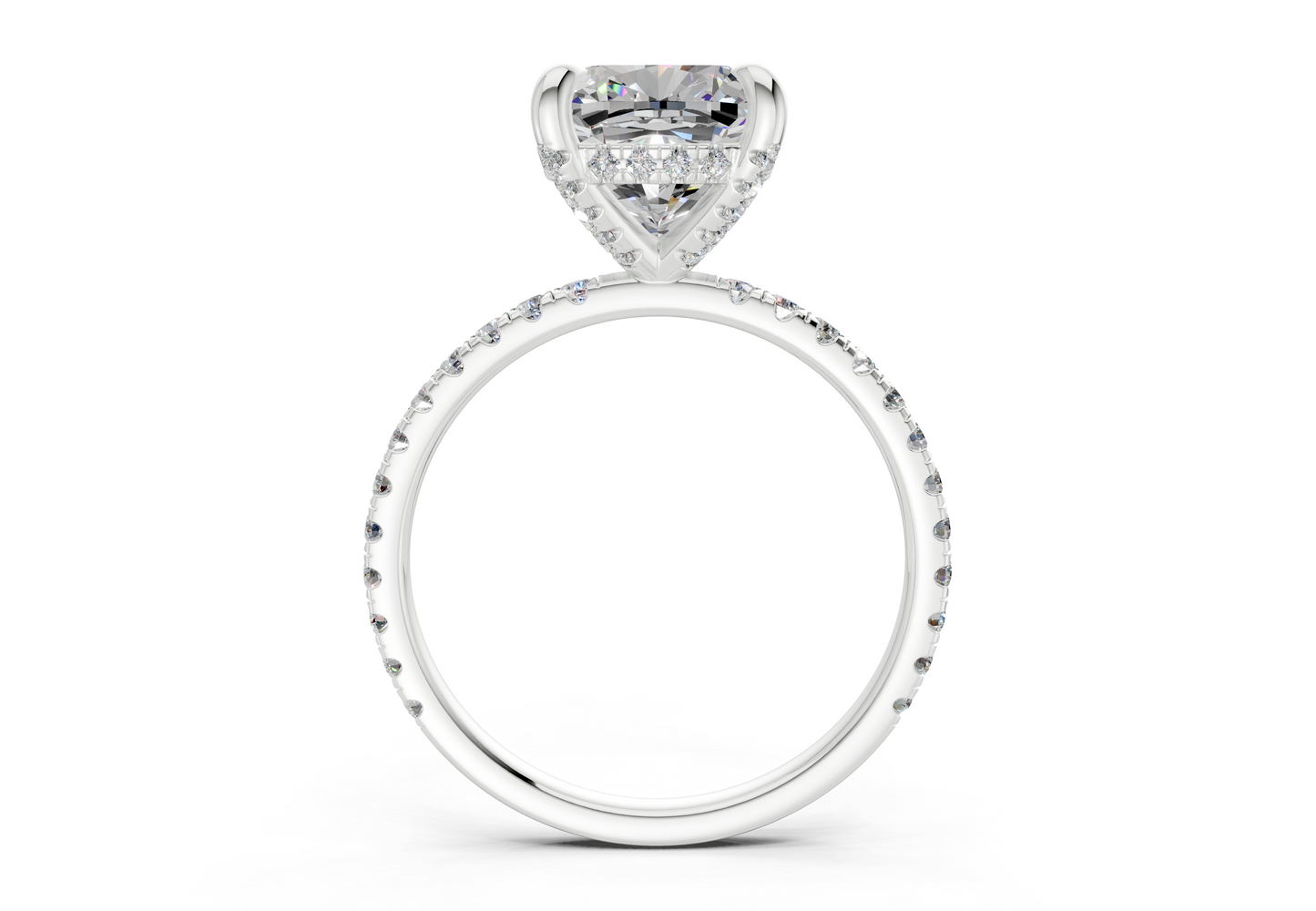 The Carrington Pavé Engagement Ring