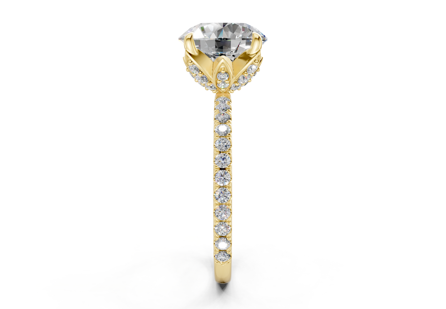 The Spring Pavé Engagement Ring