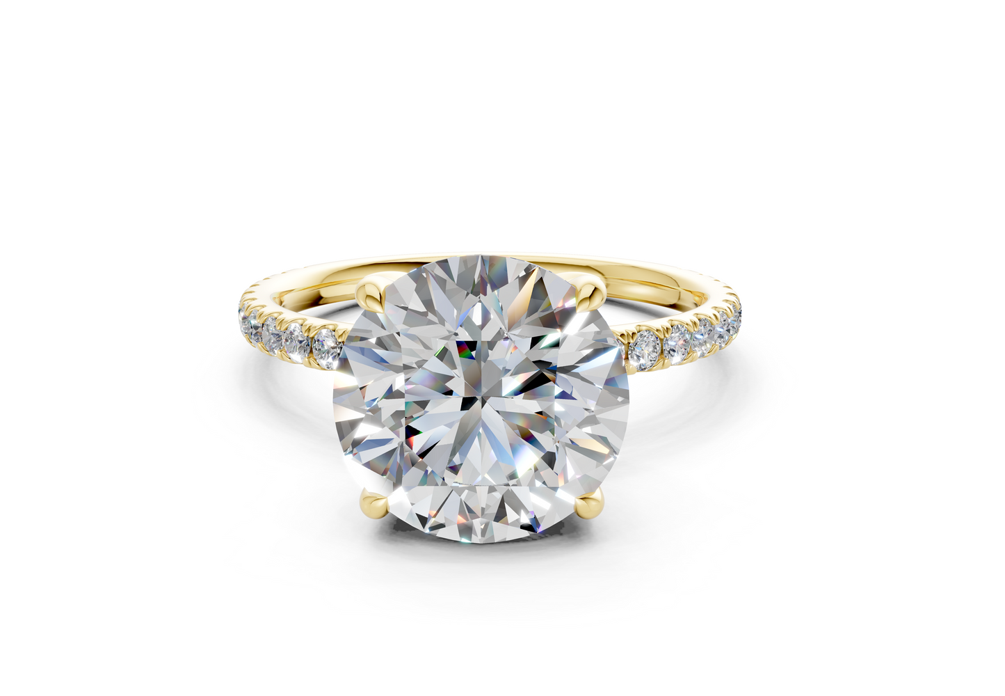 The Spring Pavé Engagement Ring