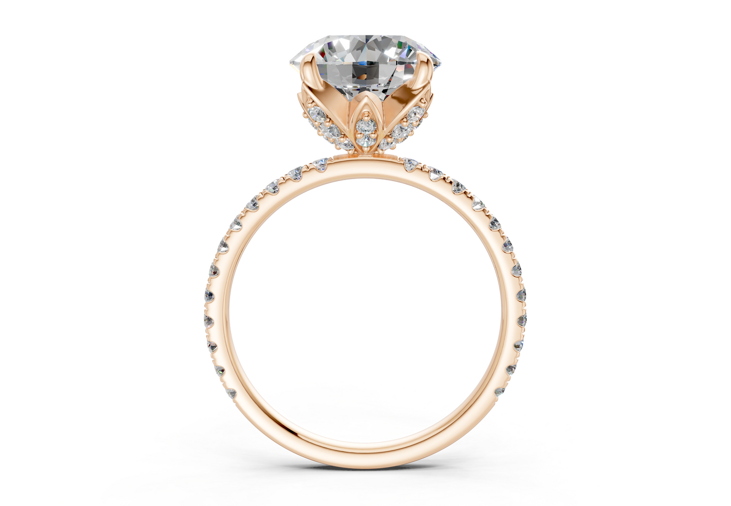 The Spring Pavé Engagement Ring
