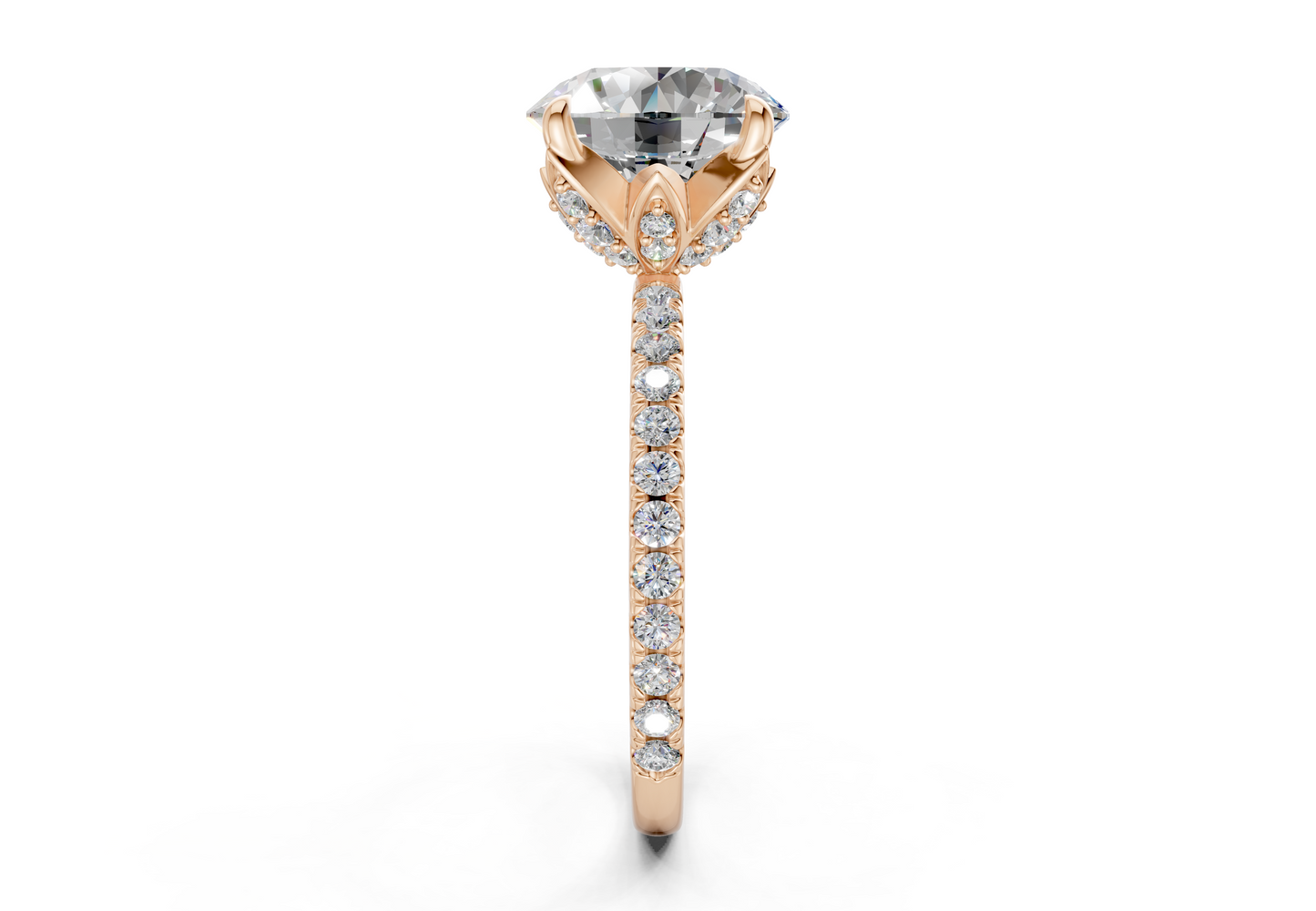 The Spring Pavé Engagement Ring