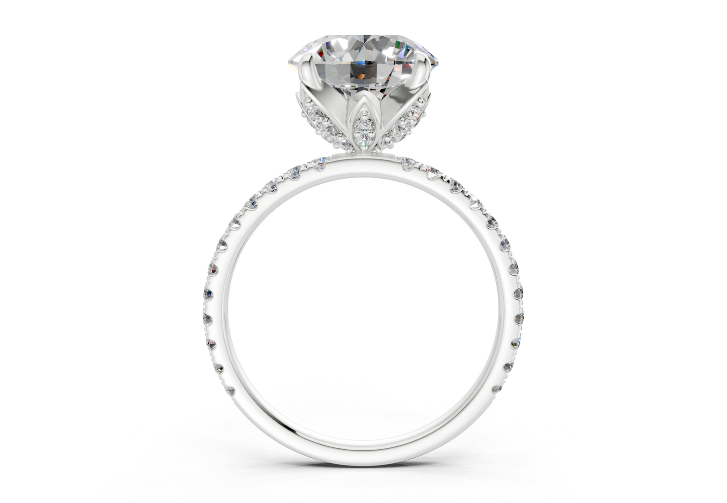 The Spring Pavé Engagement Ring