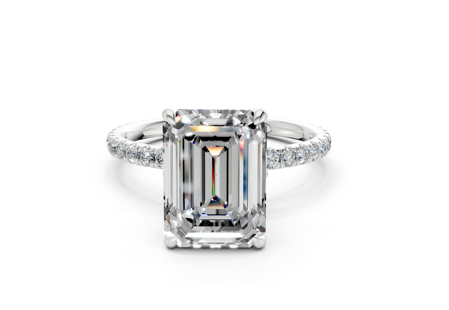 The Spring Pavé Engagement Ring