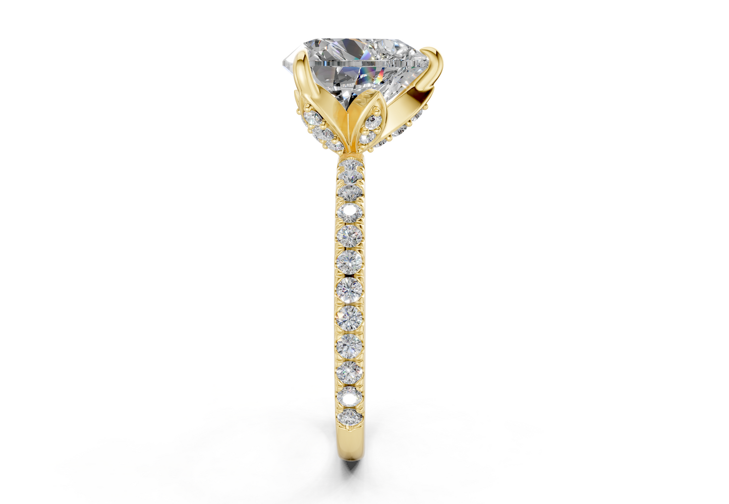 The Spring Pavé Engagement Ring