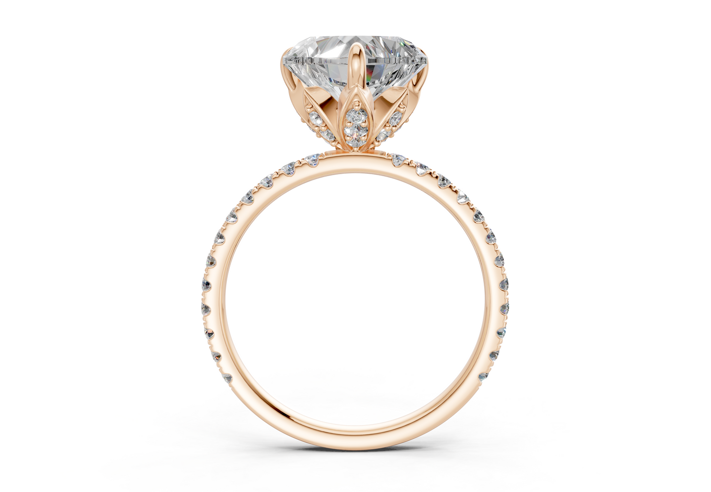 The Spring Pavé Engagement Ring
