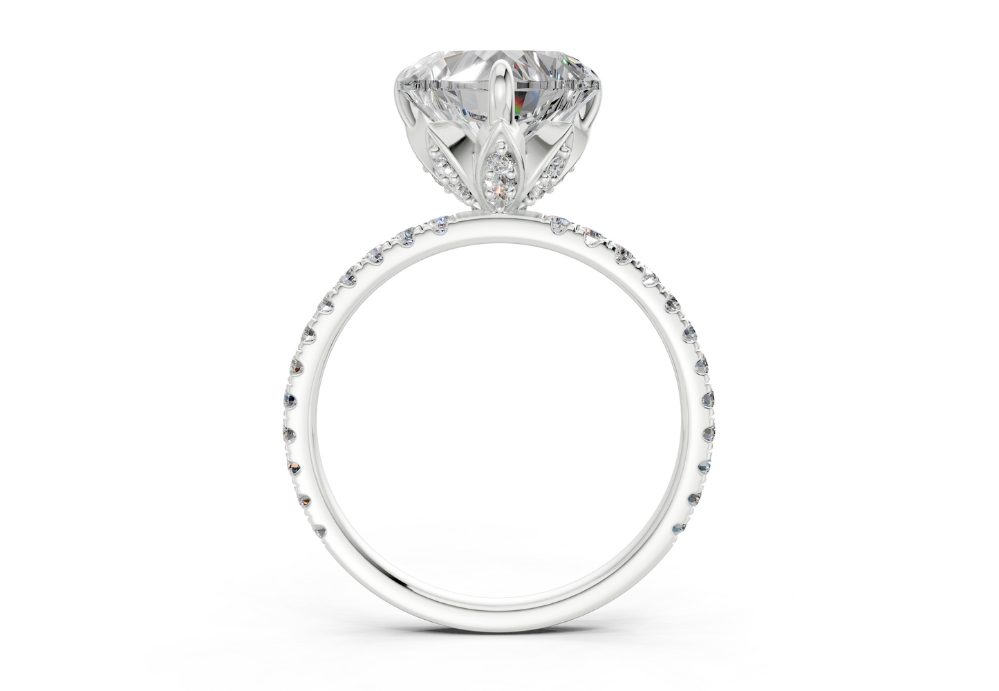 The Spring Pavé Engagement Ring