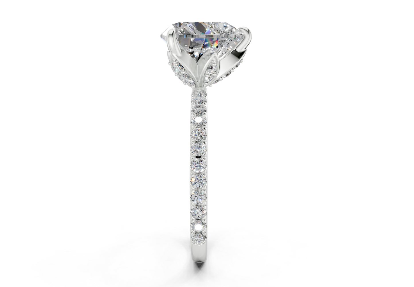 The Spring Pavé Engagement Ring