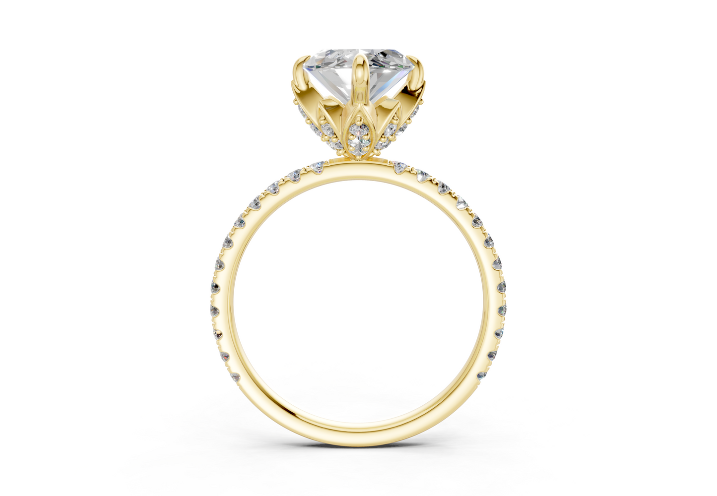 The Spring Pavé Engagement Ring