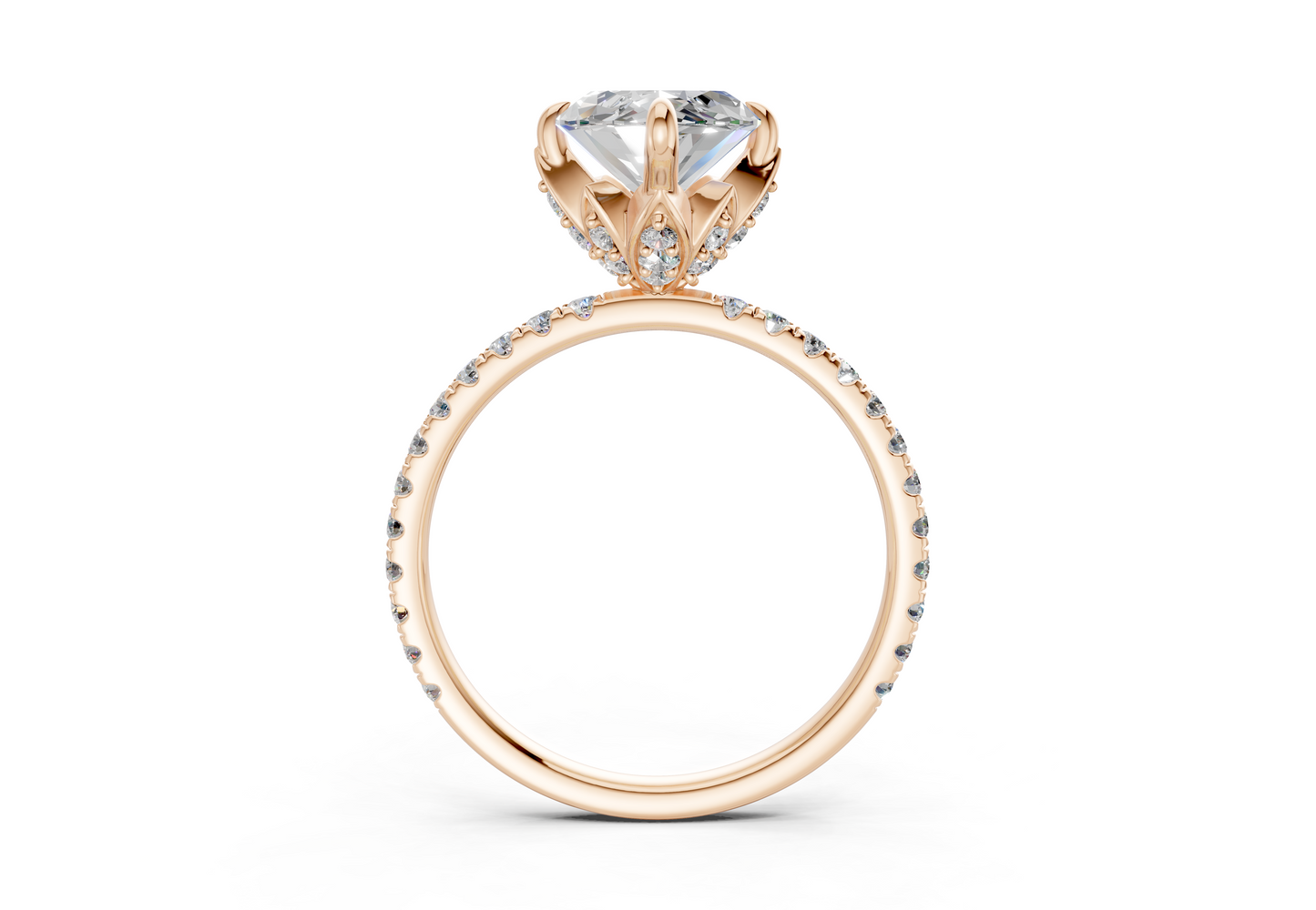 The Spring Pavé Engagement Ring