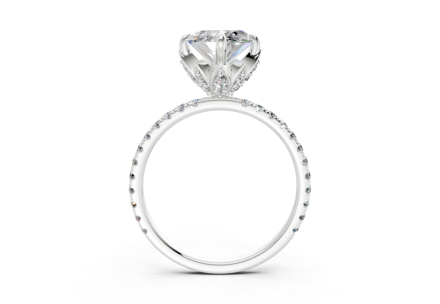The Spring Pavé Engagement Ring