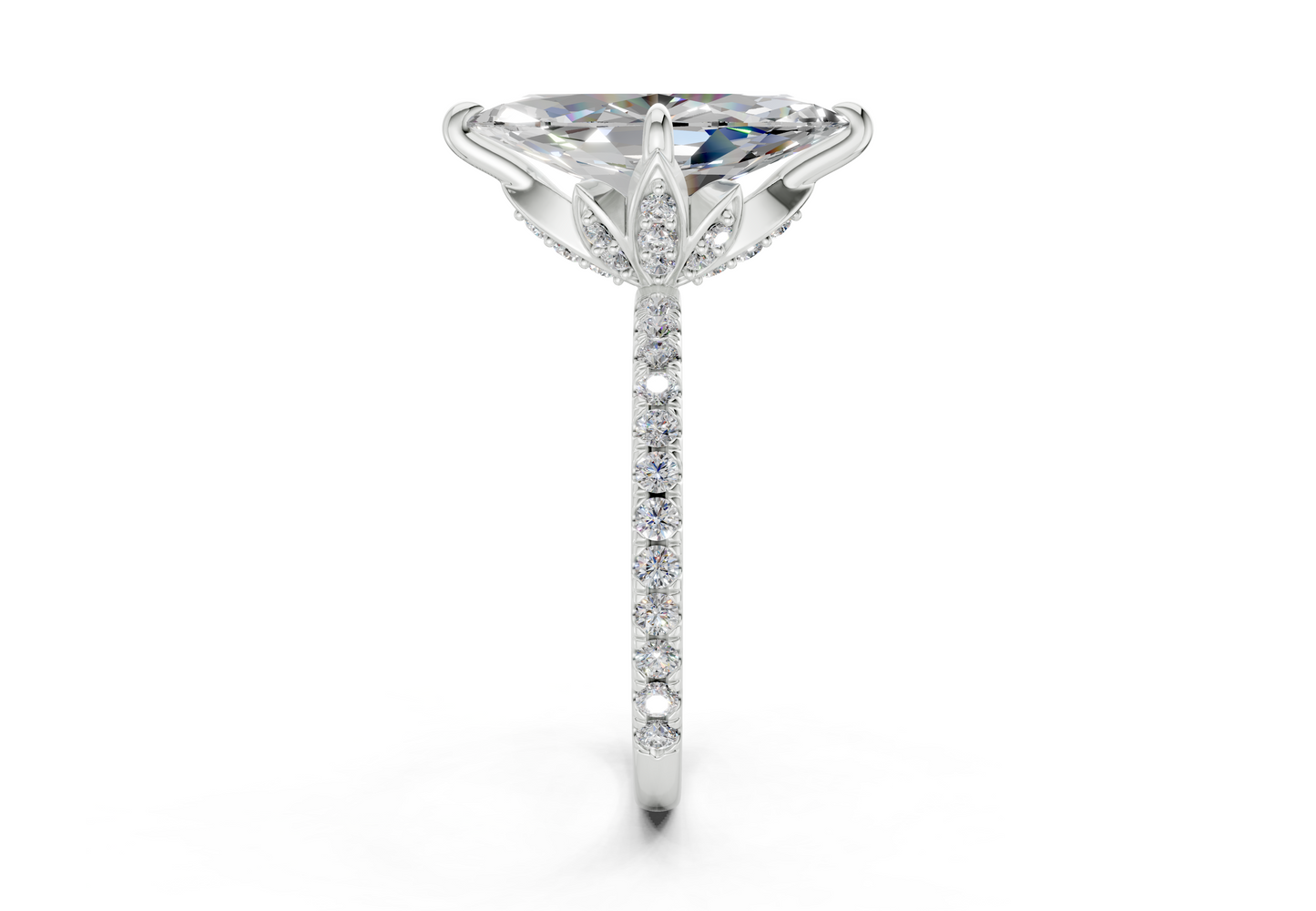 The Spring Pavé Engagement Ring
