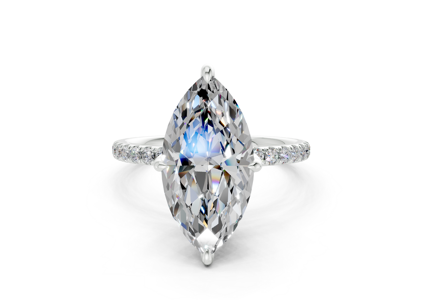 The Spring Pavé Engagement Ring