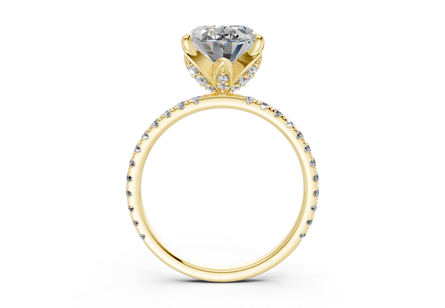 The Spring Pavé Engagement Ring