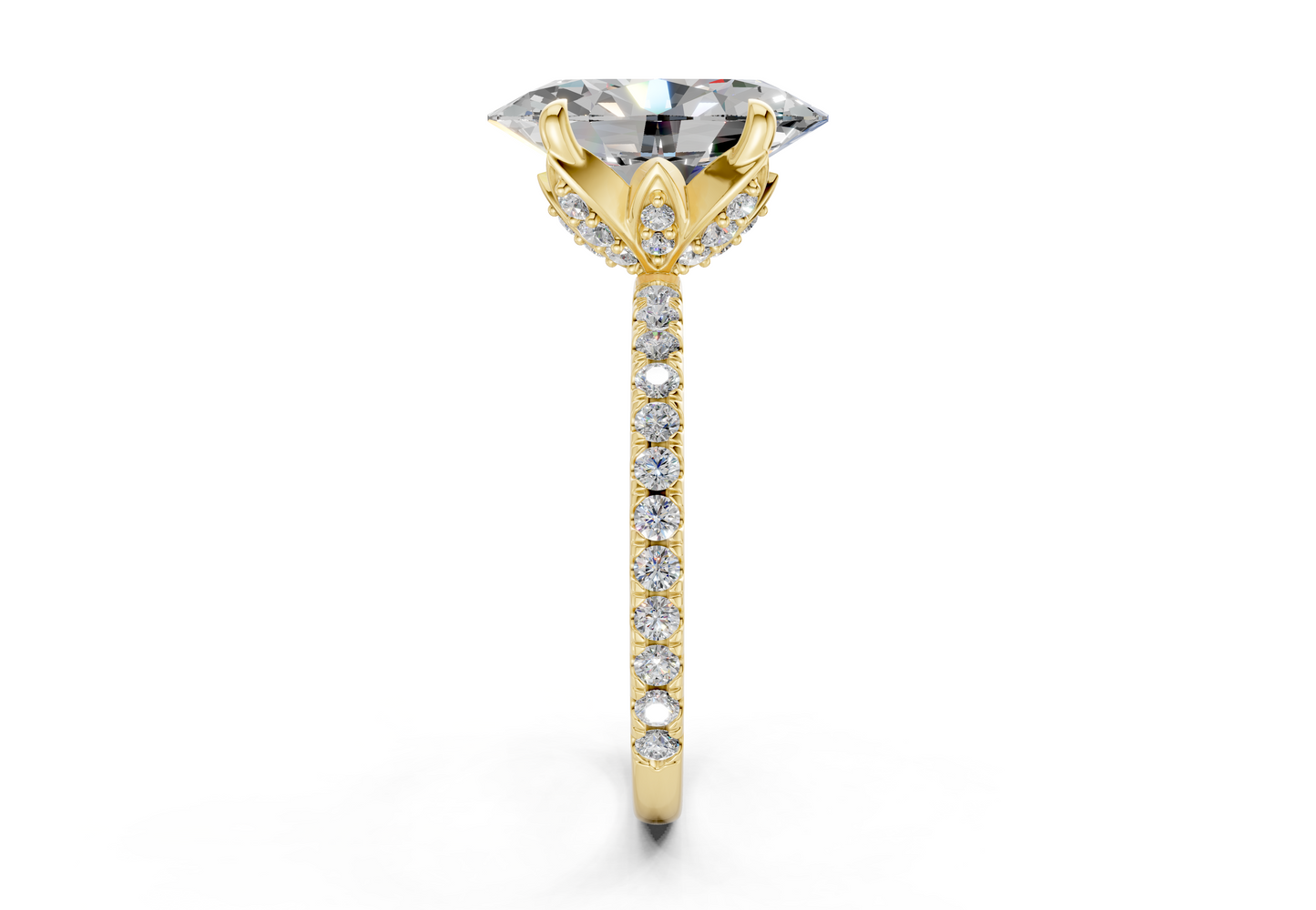 The Spring Pavé Engagement Ring