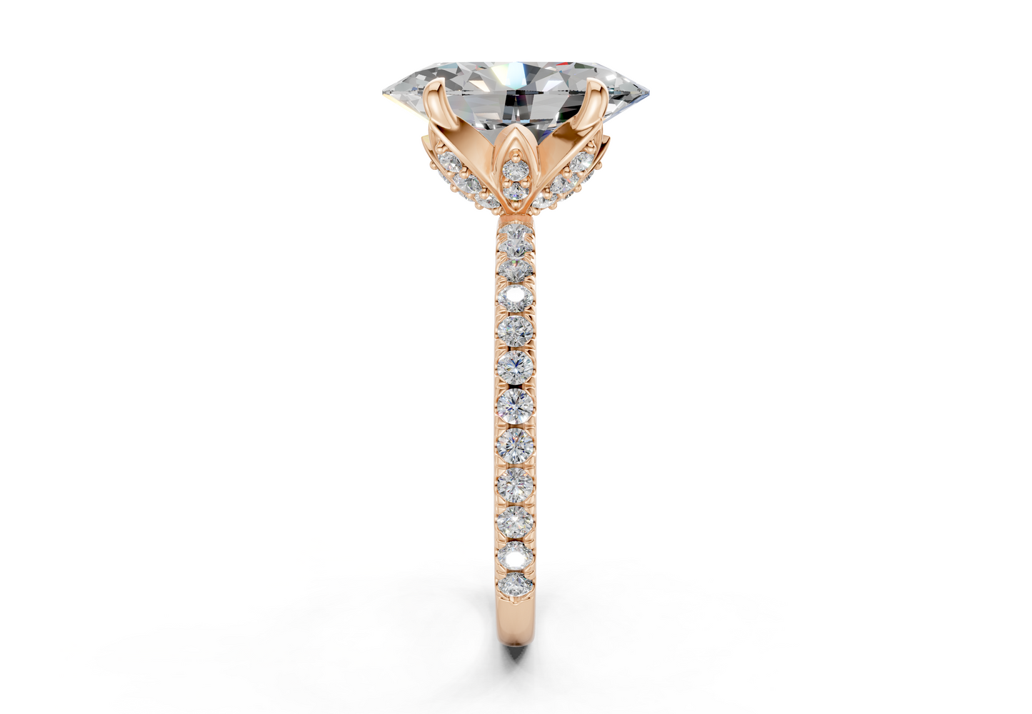 The Spring Pavé Engagement Ring