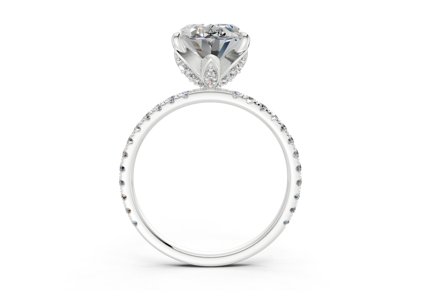 The Spring Pavé Engagement Ring