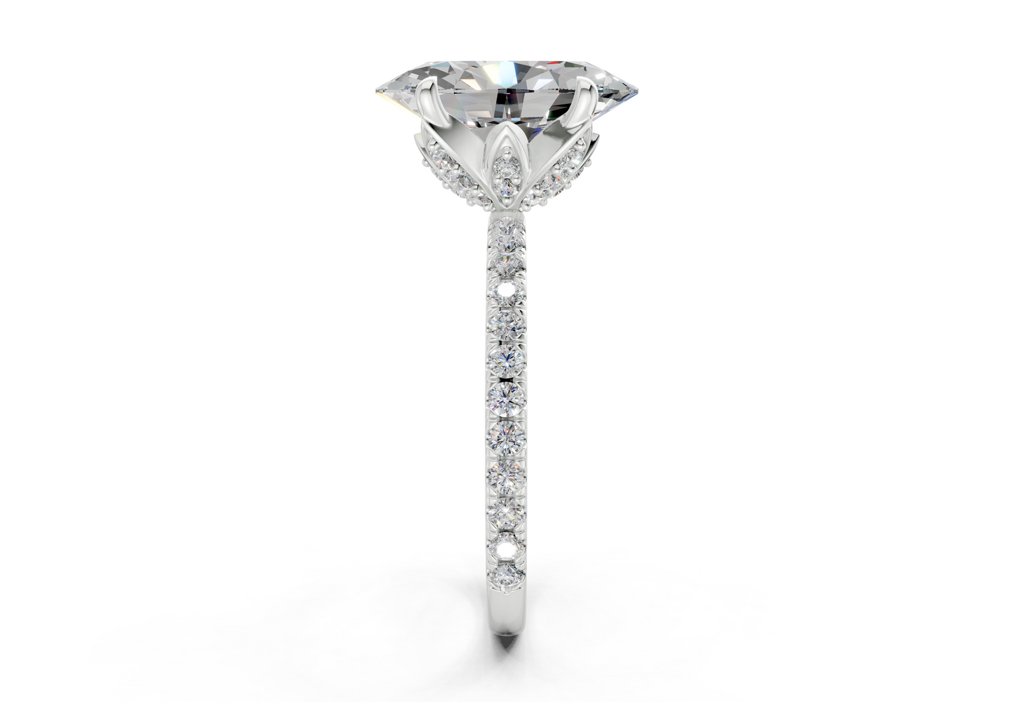 The Spring Pavé Engagement Ring