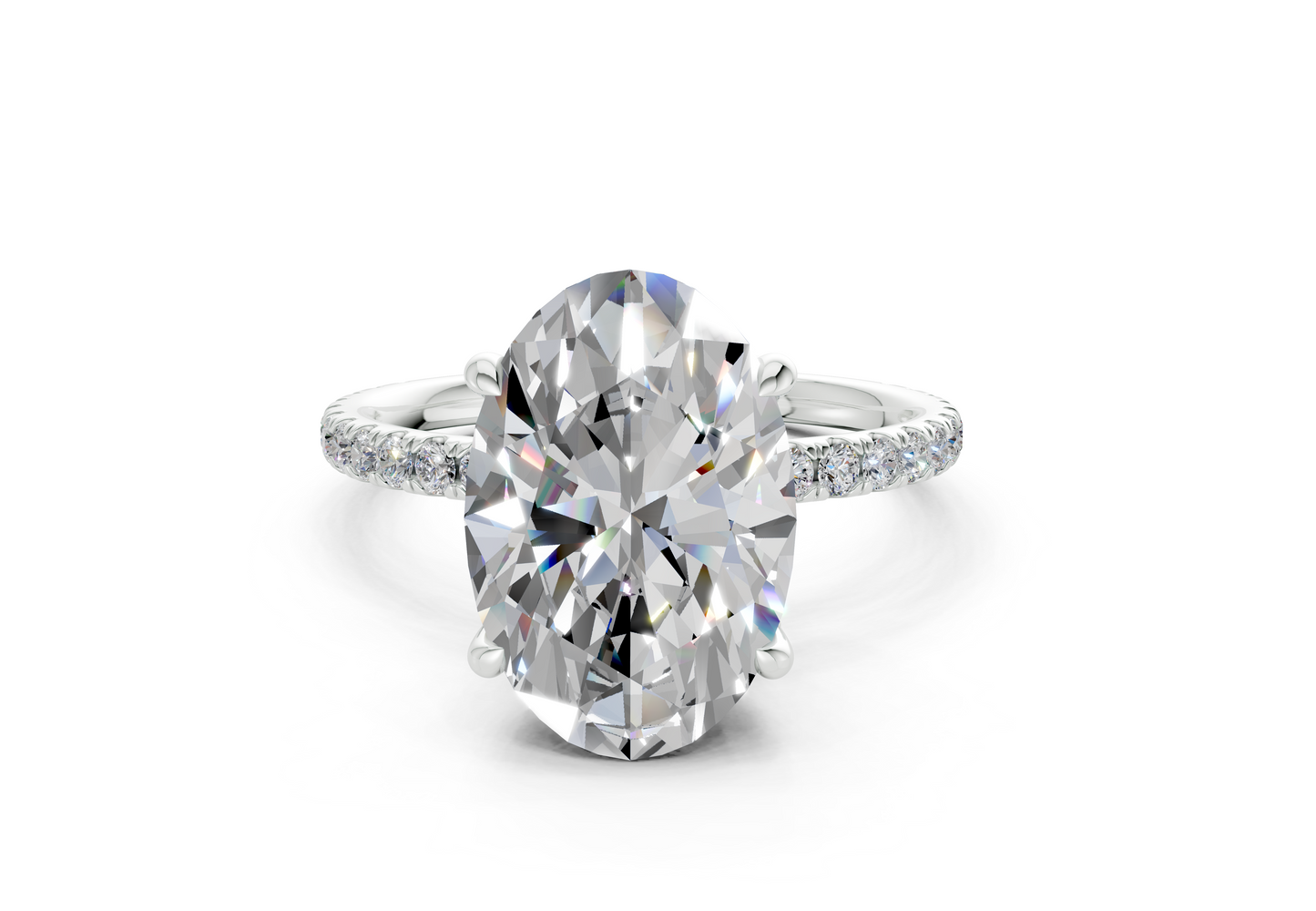 The Spring Pavé Engagement Ring