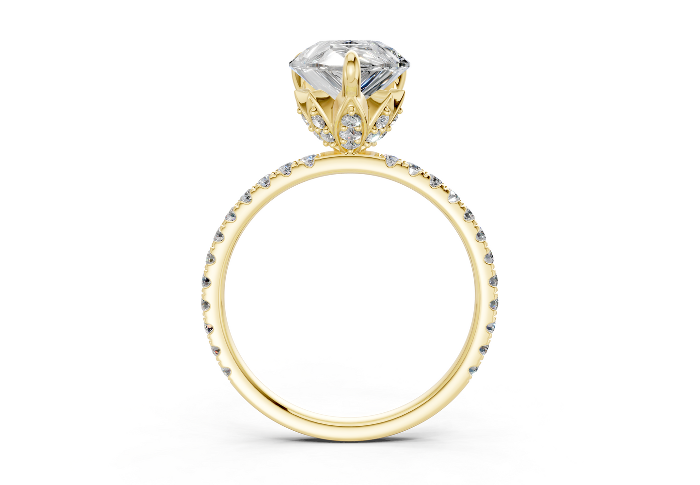 The Spring Pavé Engagement Ring