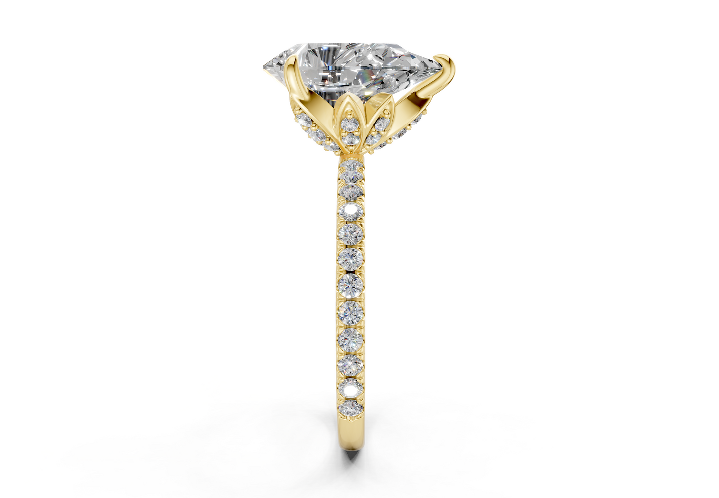 The Spring Pavé Engagement Ring