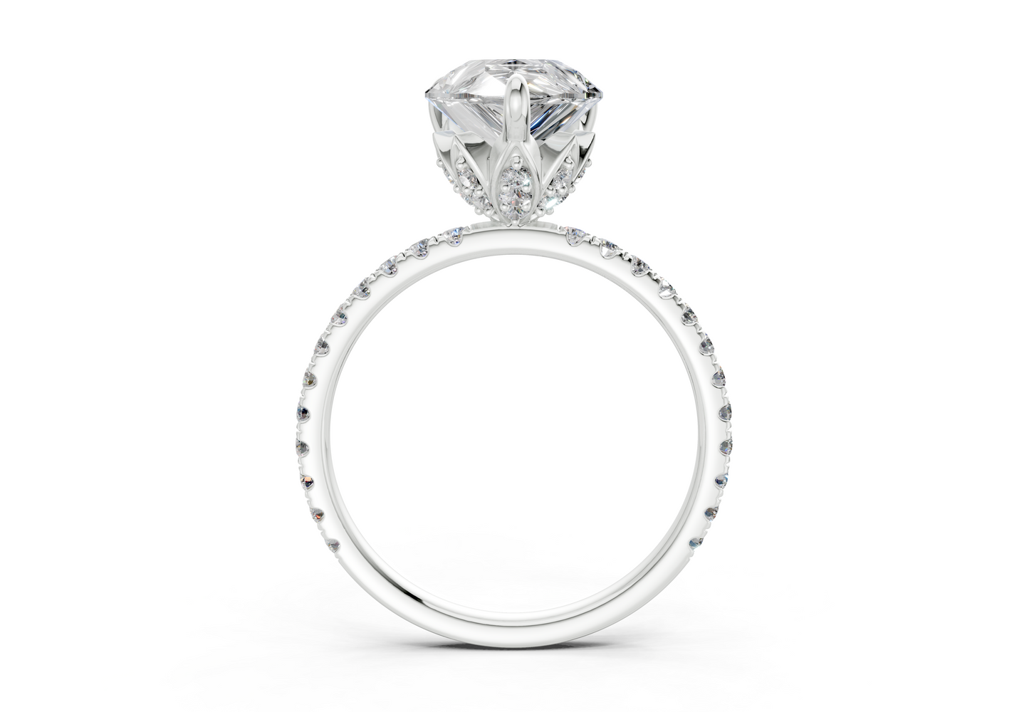 The Spring Pavé Engagement Ring