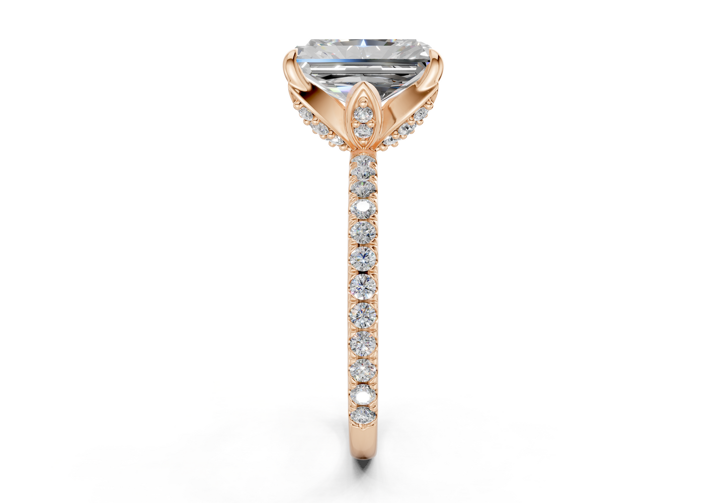 The Spring Pavé Engagement Ring