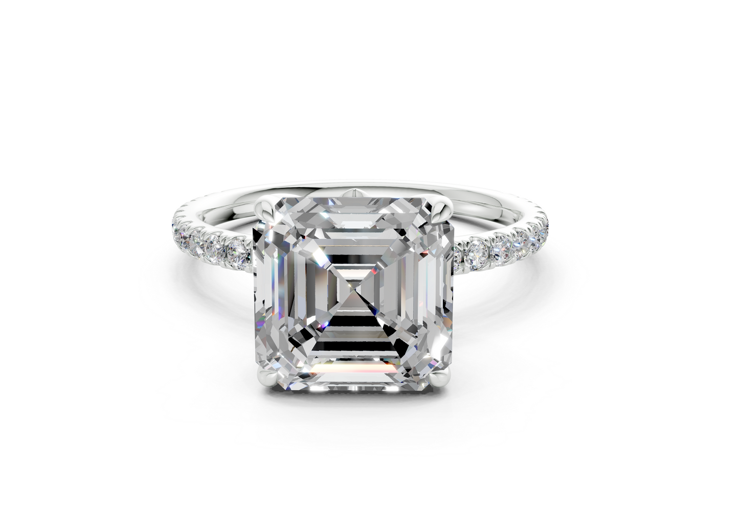 The Spring Pavé Engagement Ring