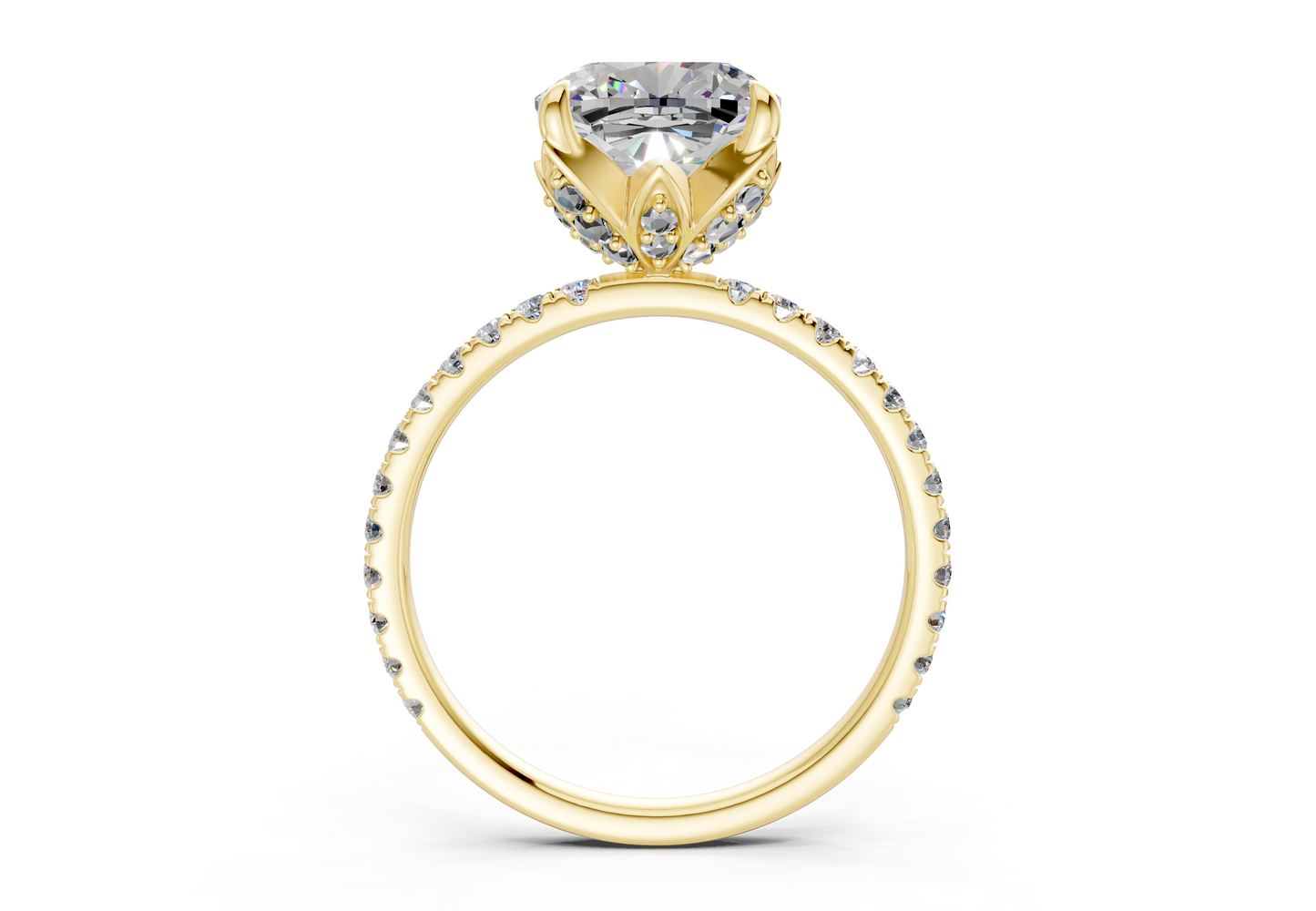 The Spring Pavé Engagement Ring
