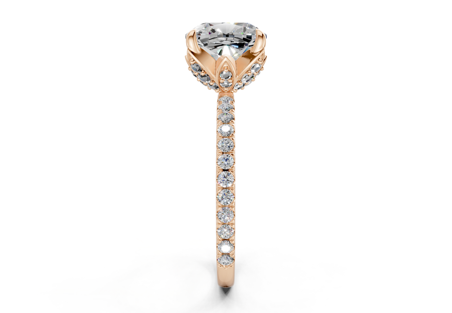 The Spring Pavé Engagement Ring
