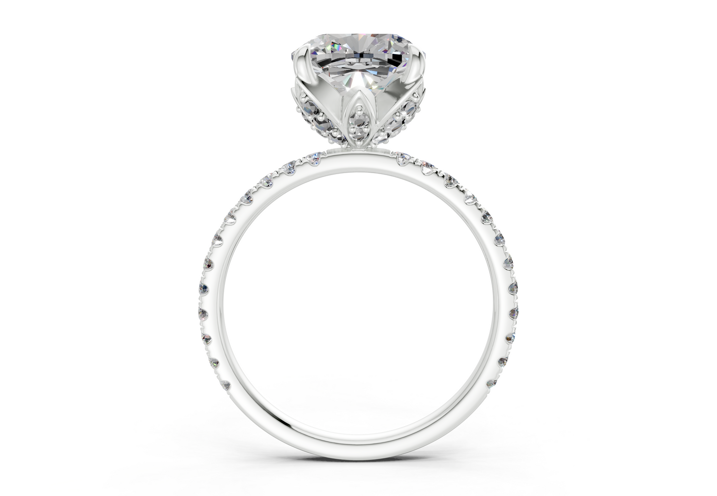 The Spring Pavé Engagement Ring