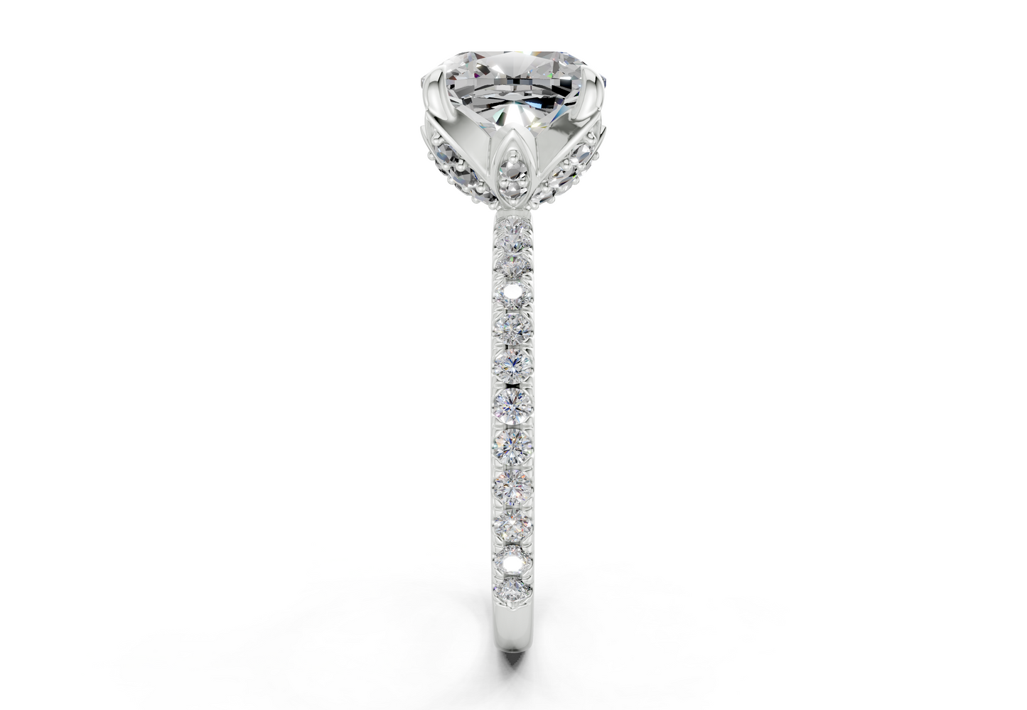The Spring Pavé Engagement Ring