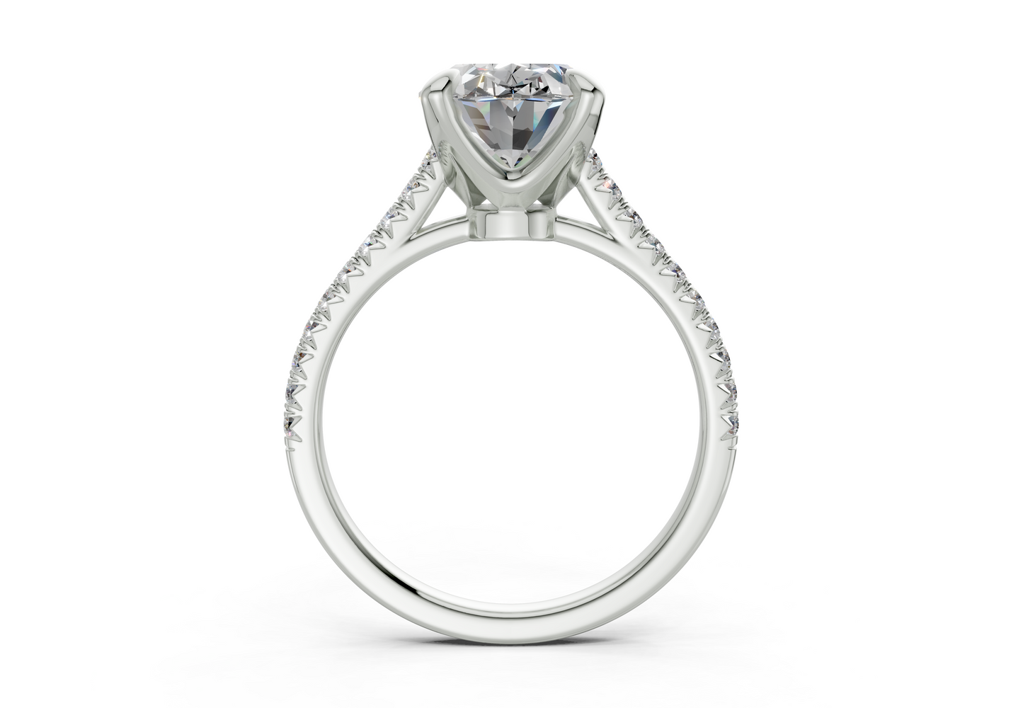 The West Village Pavé Engagement Ring