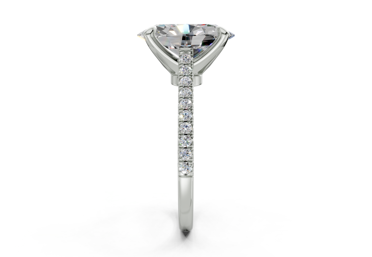The West Village Pavé Engagement Ring