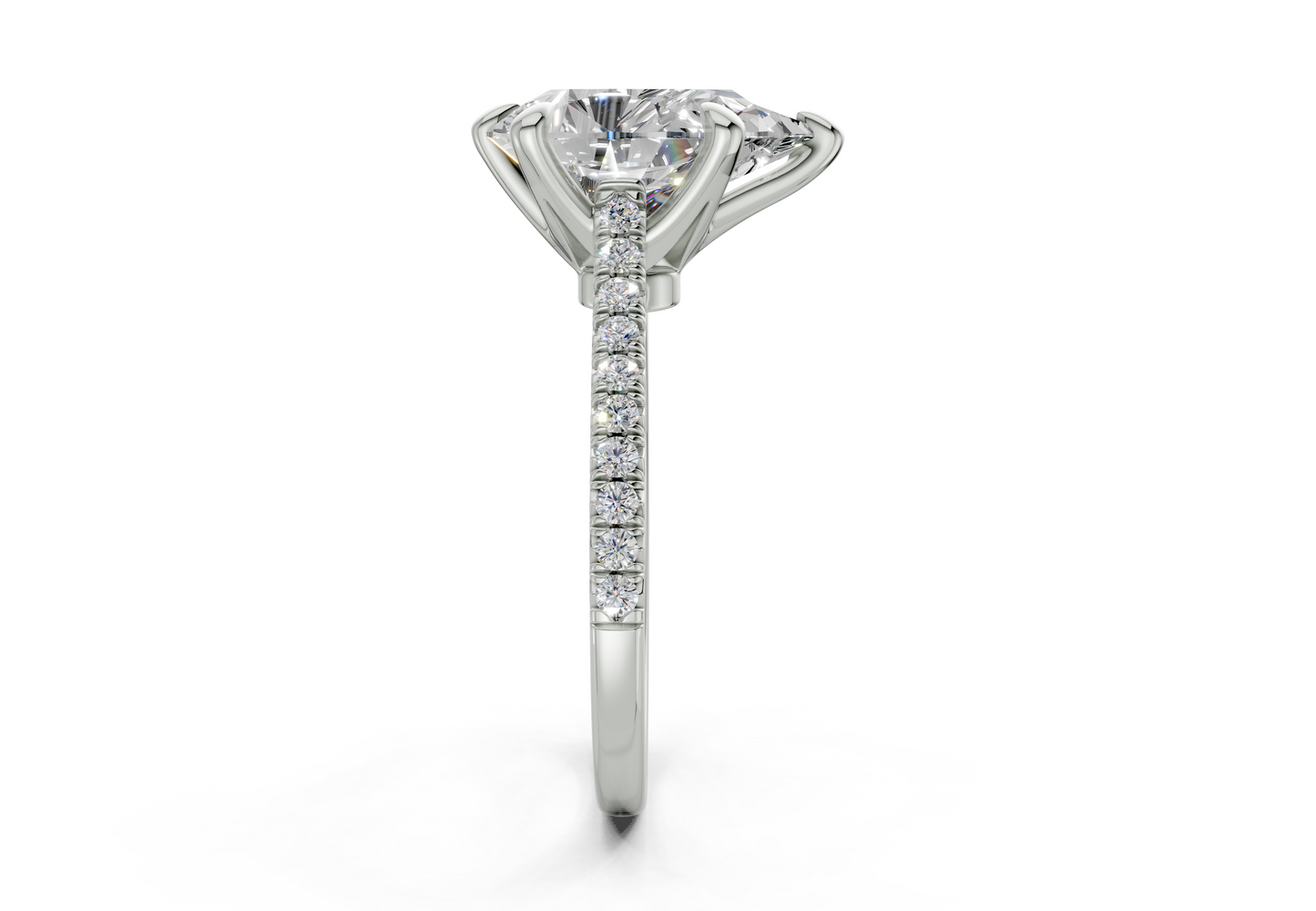 The West Village Pavé Engagement Ring