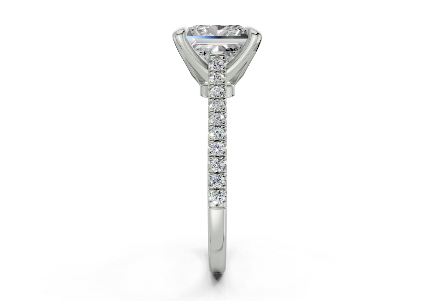 The West Village Pavé Engagement Ring