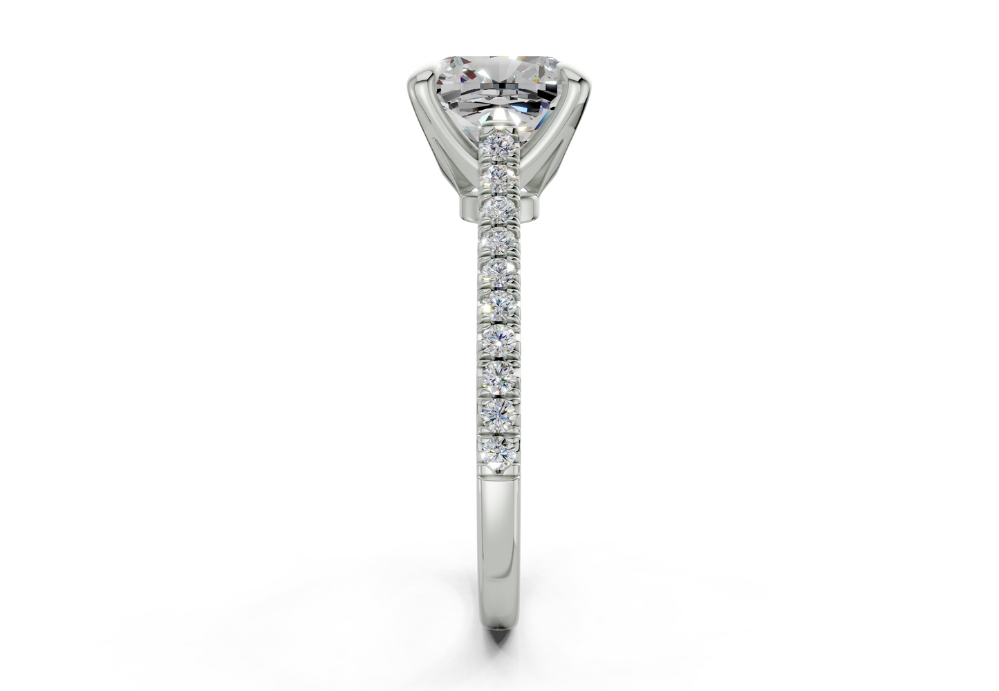 The West Village Pavé Engagement Ring