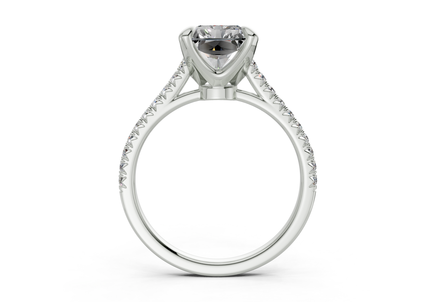 The West Village Pavé Engagement Ring