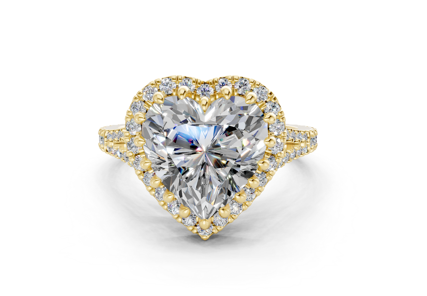 The Bleeker Halo Engagement Ring