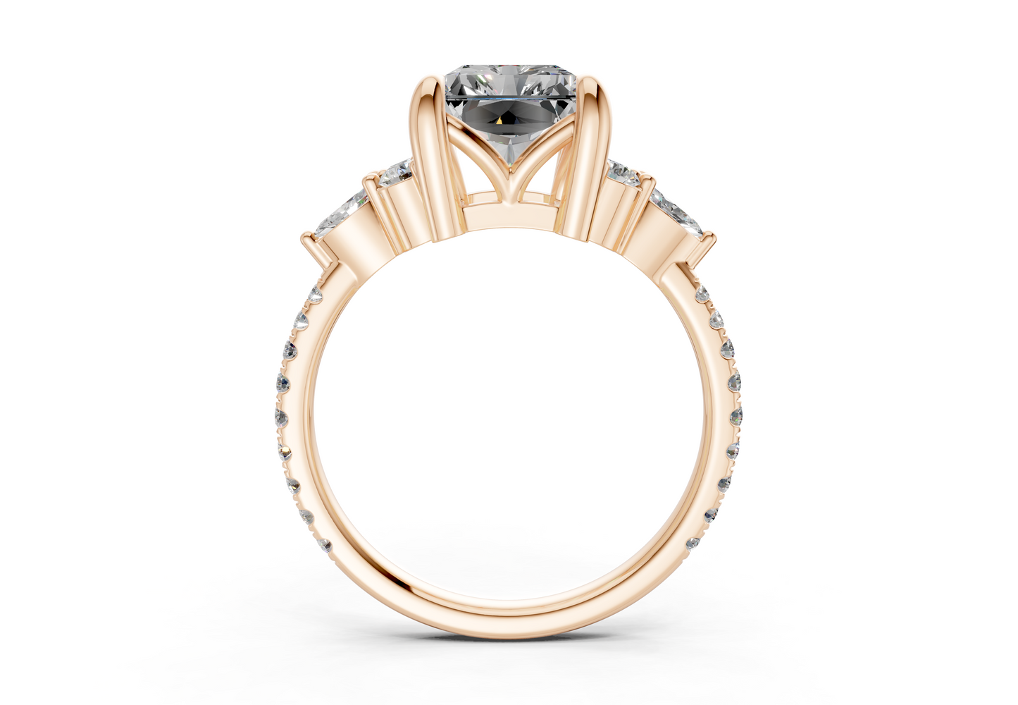 The Hudson Pavé Signature Engagement Ring