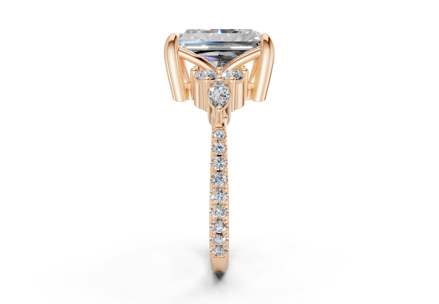 The Hudson Pavé Signature Engagement Ring