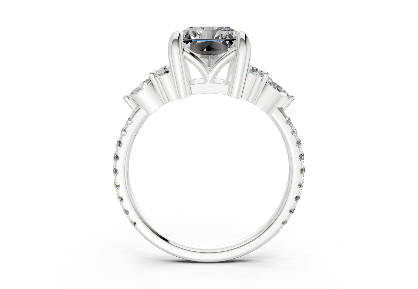 The Hudson Pavé Signature Engagement Ring