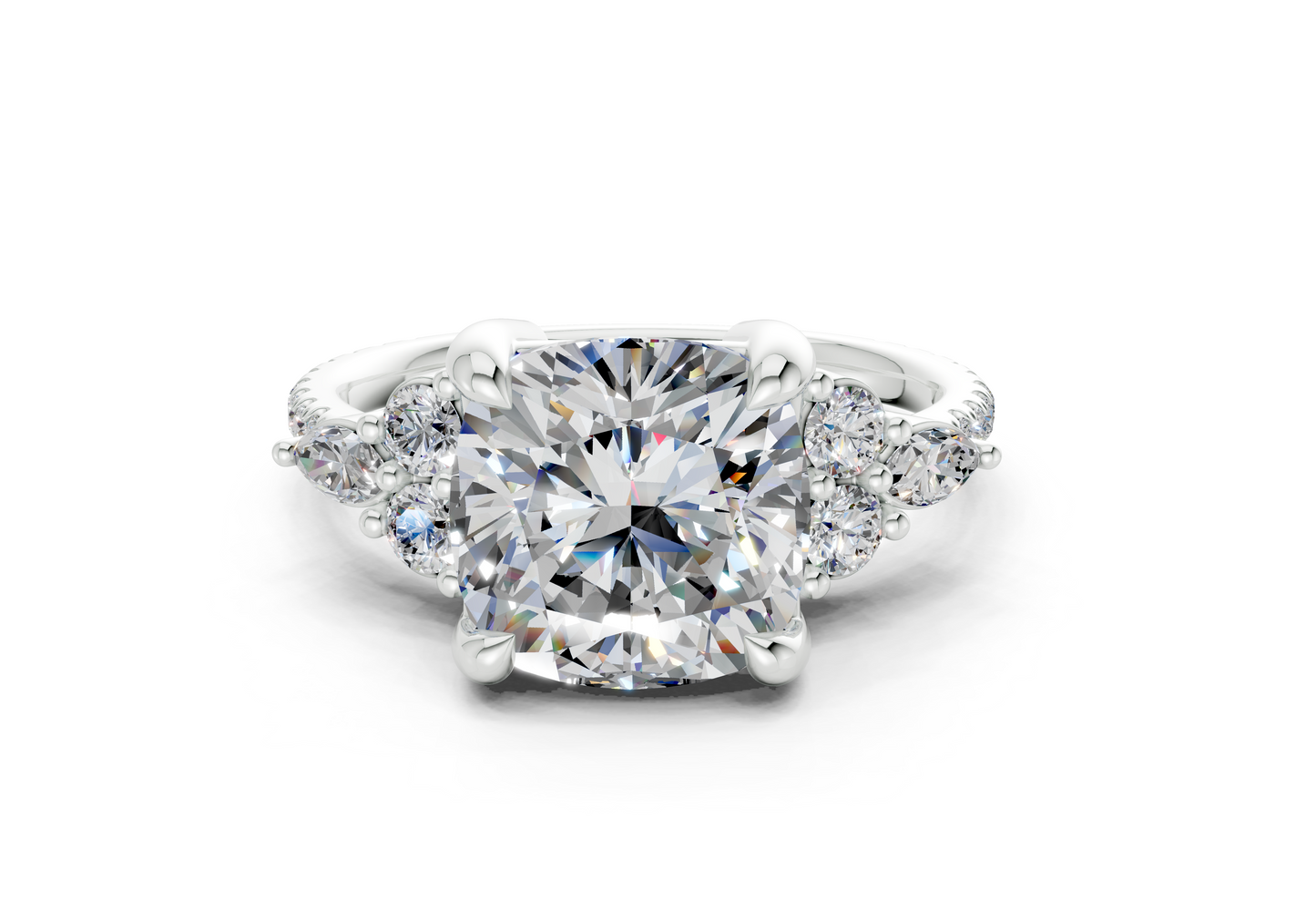 The Hudson Pavé Signature Engagement Ring