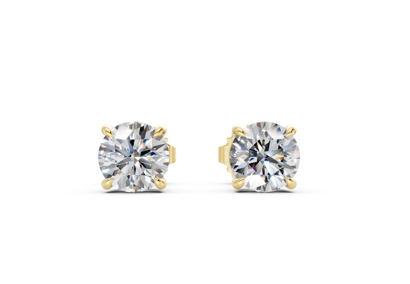 Geneva Classic Diamond Round Cut Studs - D VVS1
