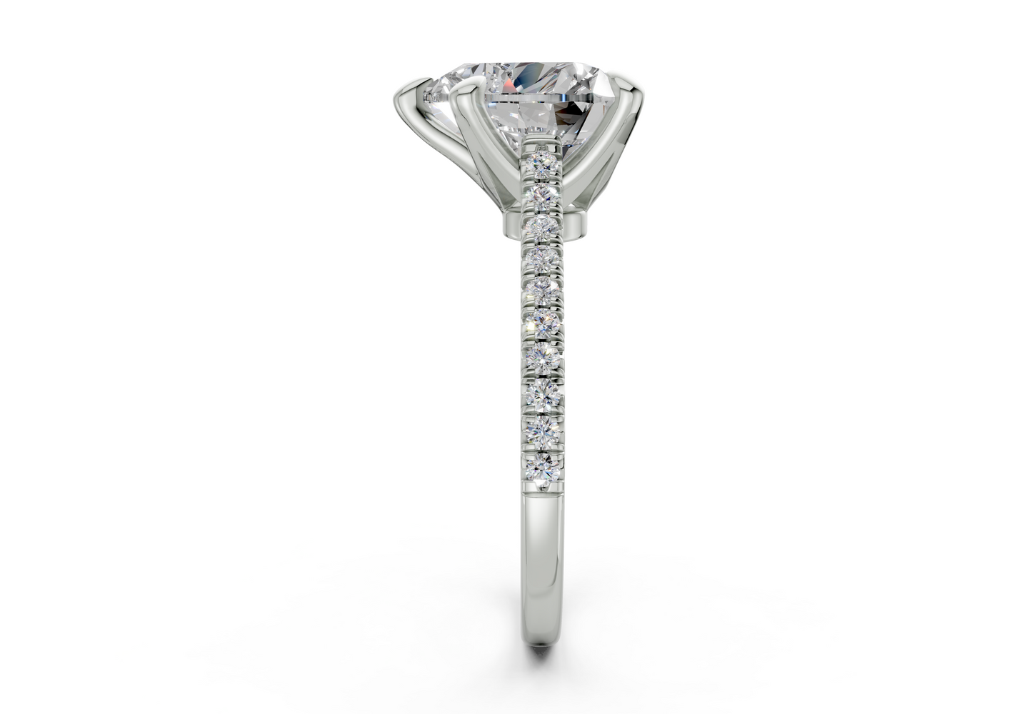 The West Village Pavé Engagement Ring