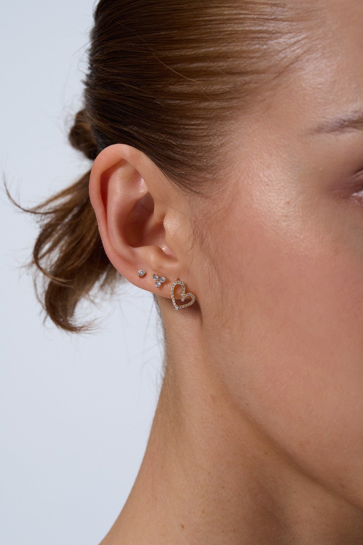 Diamond stud earring