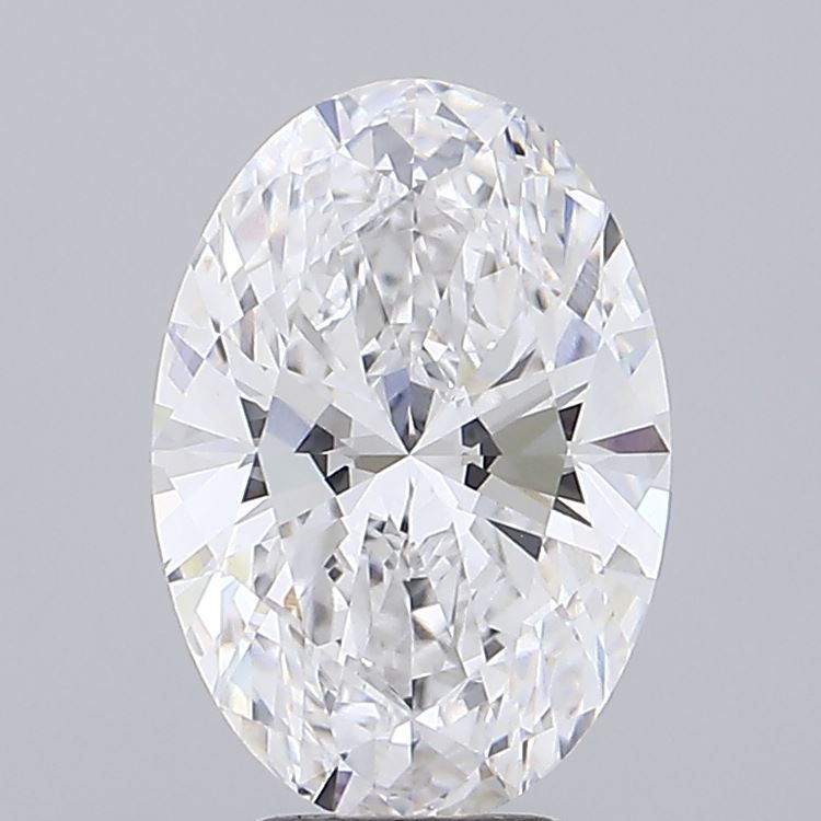 5.20 Carat E-VVS2 Oval Lab Diamond