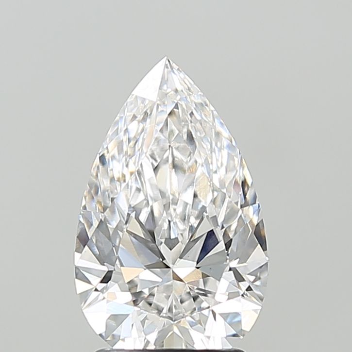 2.04 Carat D-VS1 Pear Lab Diamond