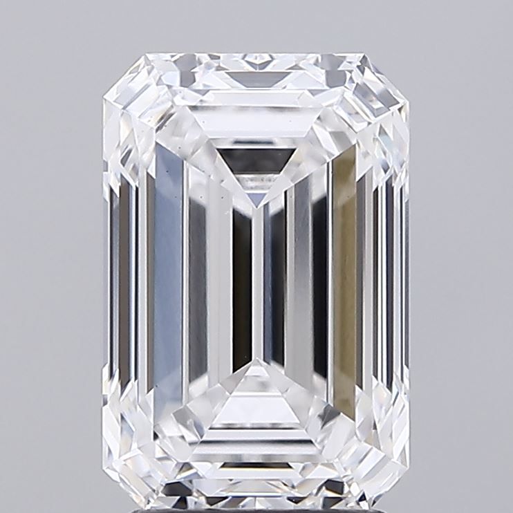 3.02 Carat D-VS1 Emerald Lab Diamond