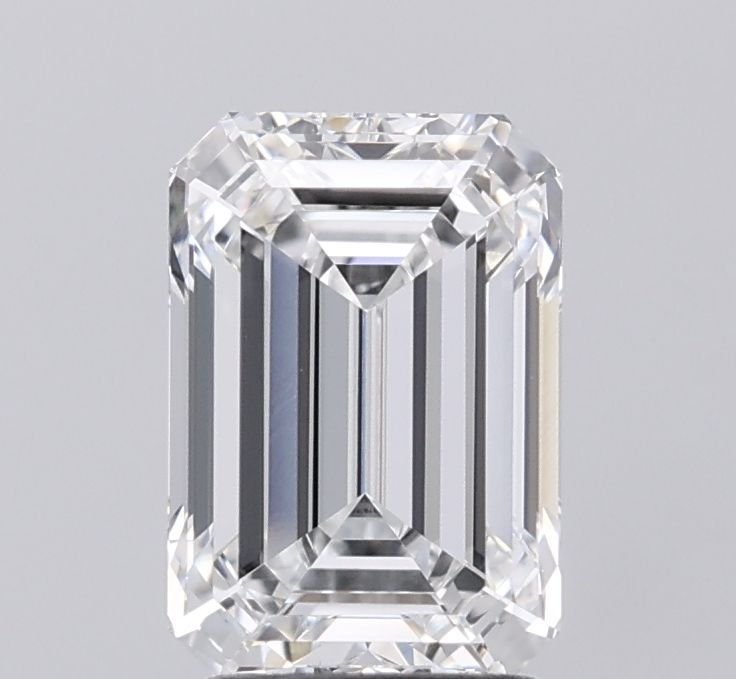 2.52 Carat E-VVS2 Emerald Lab Diamond