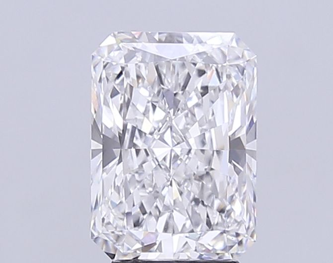 3.84 Carat D-VVS2 Radiant Lab Diamond